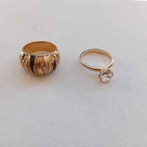 Swarovski  Gold  Women's Ring Bundle